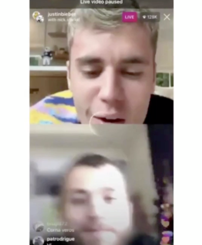 ジャスティンのインスタフリーズイルミナティ